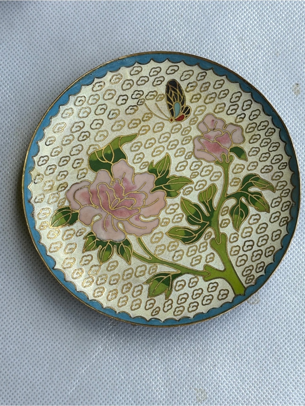 Chinese cloisonné miniature tea set